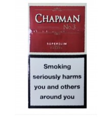 Сигареты Chapman №3 Superslims Cherry (Чапман Суперслимс Вишня)
