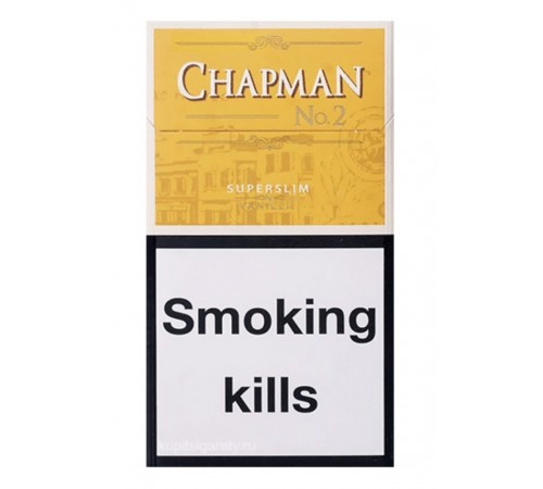 Сигареты Chapman №2 Superslims Vanilla (Чапман Суперслимс Ваниль)
