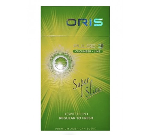 Купить Сигареты Oris Pulse Cucumber-lime Superslims (Орис Огурец Лайм Суперслим)