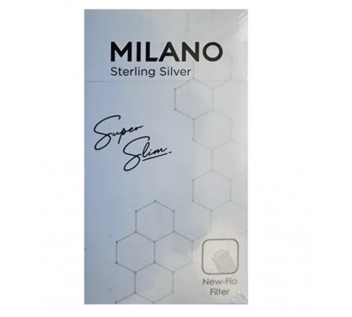 Купить Сигареты Milano Sterling Silver Superslims (Милано Стерлинг Сильвер Суперслим)