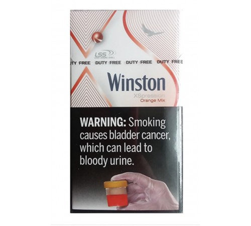 Купить Сигареты  Winston XPression Orange Mix Superslims (Винстон Суперслим Кнопка Манго) оптом 1