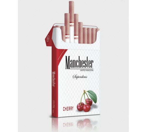 Купить Сигареты Manchester  SuperSlims Вишня 
