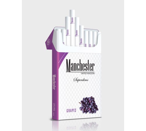 Купить Сигареты Manchester Grapes Superslims оптом