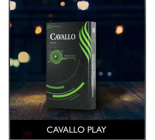 Купить Сигареты CAVALLO Play  Green Power Click с Капсулой Ментола оптом