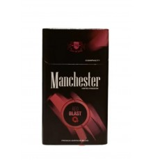 Сигареты Manchester Red Blast (Манчестер Ред Бласт Кнопка Клубника)