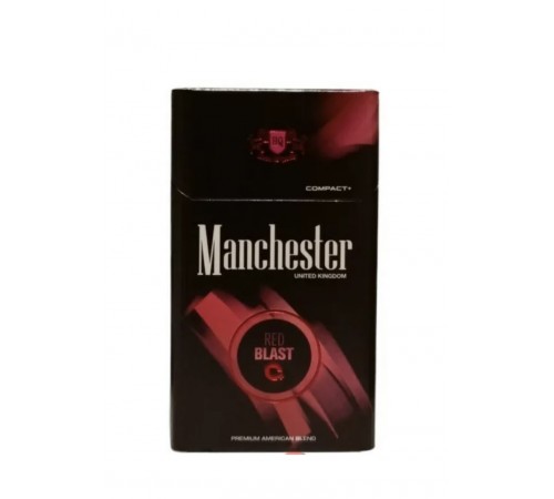 Купить Сигареты Manchester Red Blast (Манчестер Ред Бласт Кнопка Клубника)