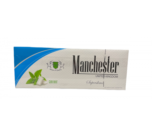 Сигареты Manchester Gum Mint SuperSlims