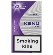 Сигареты Сигареты Keno Club Compact Click Grape (Кено Компакт Кнопка  Виноград)