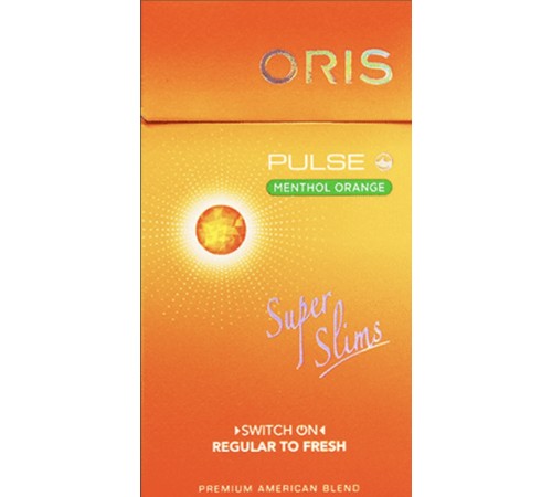 Купить Сигареты Oris Orange Mint Superslims (Орис Апельсин Мята Суперслим) кнопка