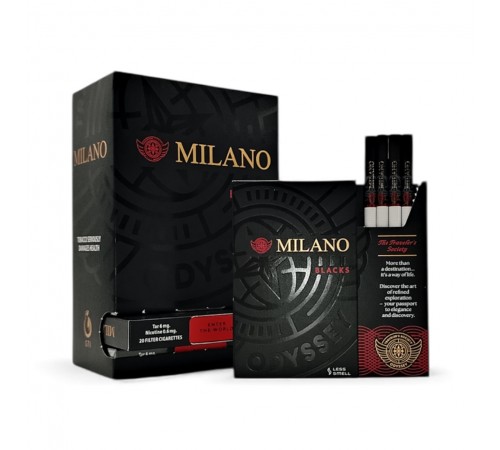 Купить Сигареты Milano LSS Blacks (Милано ЛСС Блэкс)