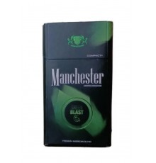 Сигареты Manchester Green Blast (Манчестер Ред Бласт Кнопка Ментол)