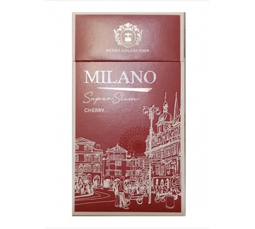 Купить Сигареты  Milano Retro Collection Superslims Cherry (Милано Ретро Вишня Суперслимс) оптом 