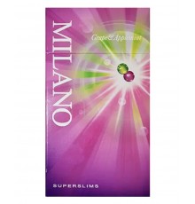 Сигареты Milano Grape&Applemint Superslims (Милано Виноград Мятное Яблоко Суперслим)