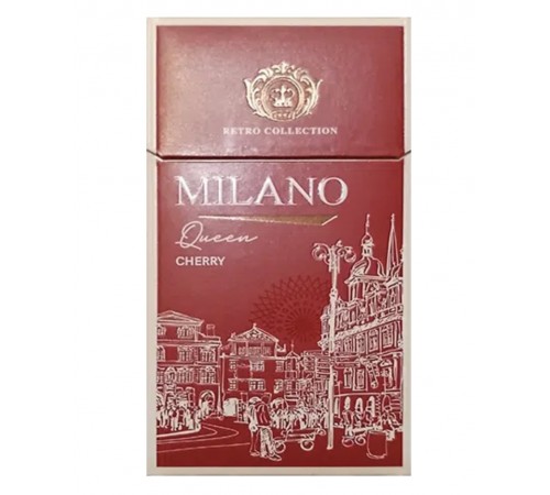 Купить Сигареты Milano Retro Collection Queen Cherry (Милано Ретро Вишня Компакт) оптом 