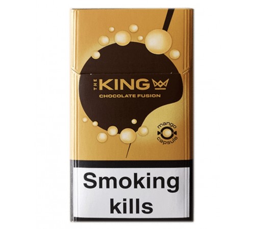 Купить Сигареты The King Chocolate Mango Capsule (Кинг Шоколад Кнопка Манго) оптом