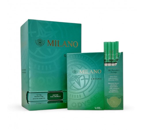 Купить Сигареты Milano LSS Greens (Милано ЛСС Гринс)
