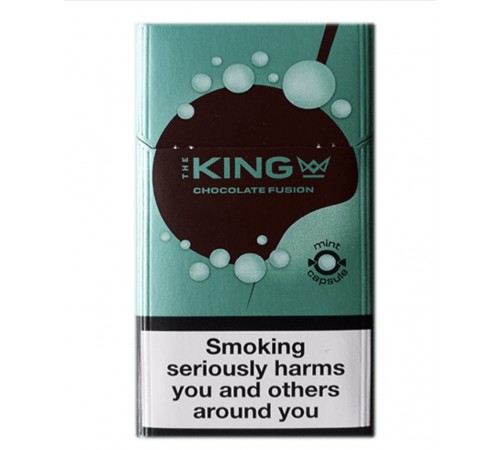 Купить Сигареты  The King Chocolate Mint Capsule (Кинг Шоколад Кнопка Мята)оптом