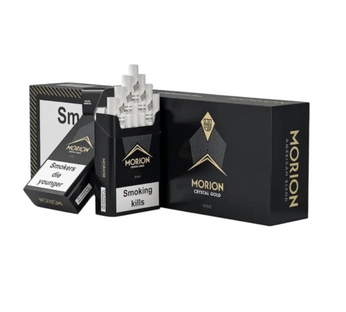  Сигареты Morion Cristal Gold King Size (Морион Кристалл Голд Кинг Сайз) оптом