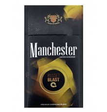 Сигареты Manchester Russet Blast (Манчестер Ред Бласт Кнопка Апельсин)