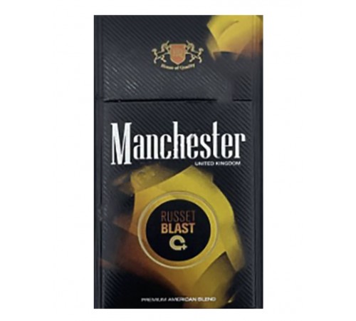 Купить Сигареты Manchester Russet Blast (Манчестер Ред Бласт Кнопка Апельсин)