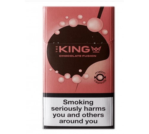 Купить Сигареты  The King Chocolate Melon Capsule (Кинг Шоколад Кнопка Арбуз)оптом