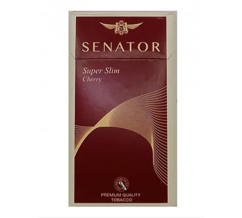 Купить Сигареты Senator Superslim Cherry (Сенатор Суперслим Вишня)